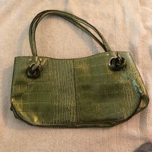 Gorgeous moss green MONDANI - New York handbag, excellent condition